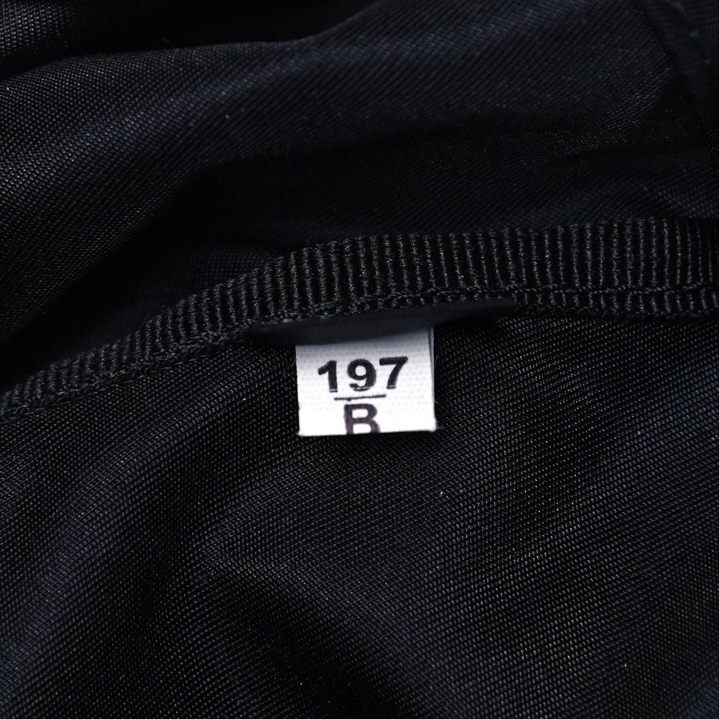 Nylon Vela Drawstring Pouch Black
