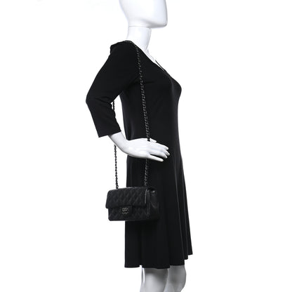 Chanel Caviar Quilted Mini Rectangular Flap Black 2 of 9