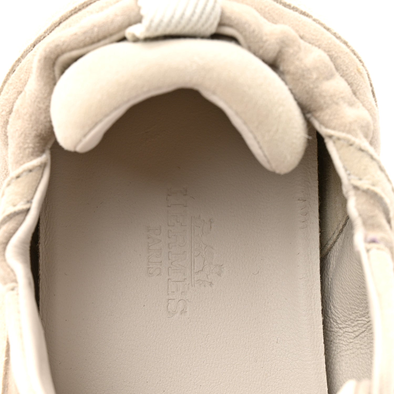 Hermes Suede Goatskin Mens Jet Sneakers 36 Beige Esquisse Glaise 8 of 11