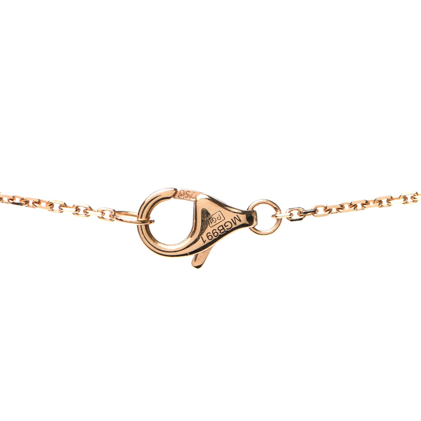 18K Pink Yellow White Gold Diamond Trinity Pendant Necklace