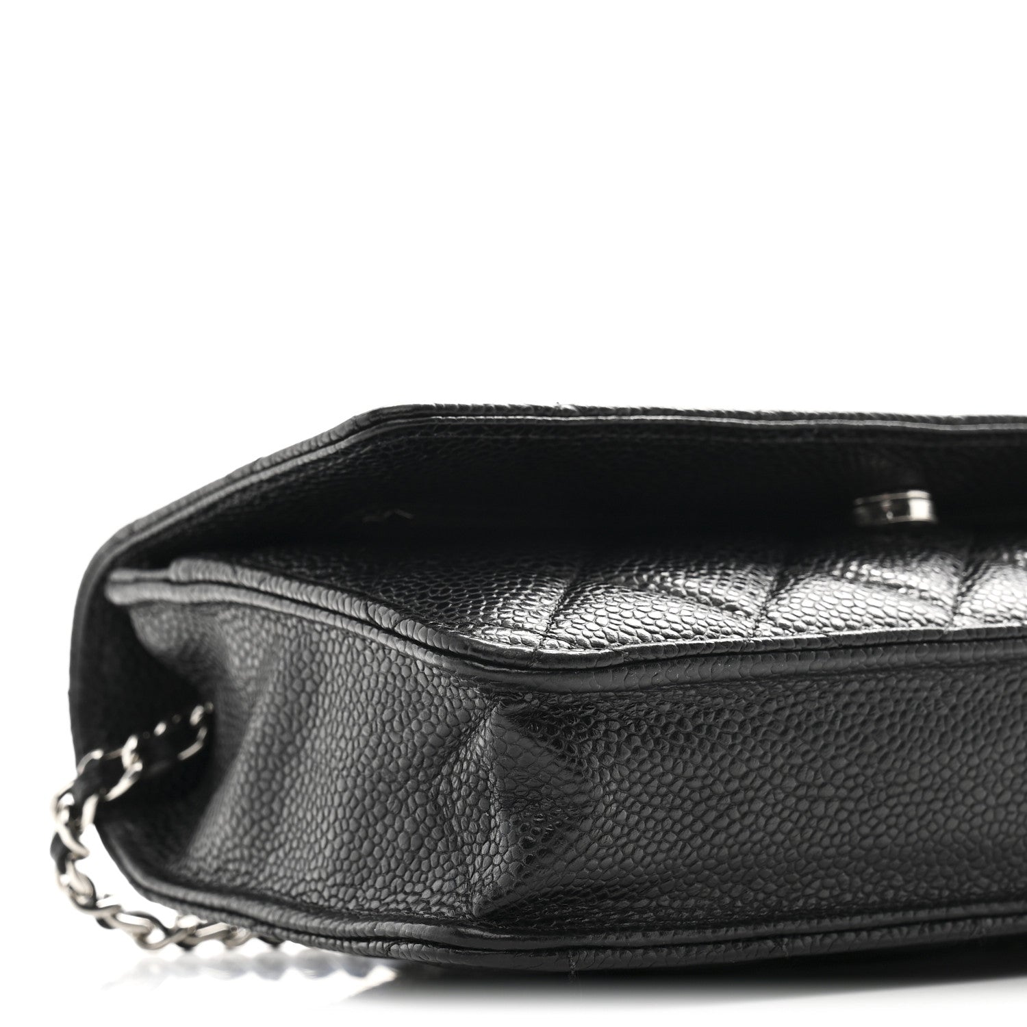 Chanel Caviar Quilted Wallet on Chain WOC Black 10 of 12