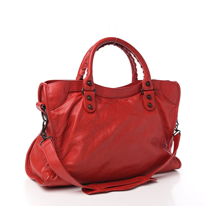 Balenciaga Agneau Classic Hardware City Rouge Coquelicot 2 of 9