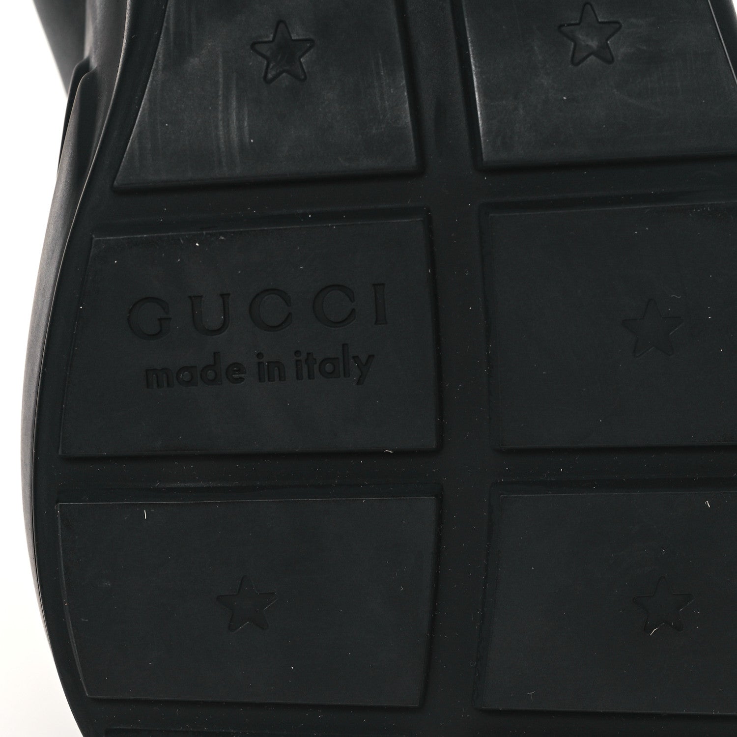 Gucci Dali Soft Calfskin Cut Out Interlocking G Womens Rhyton Sneakers 8.5 Black Ivoire 6 of 9