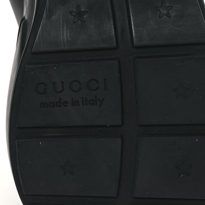Gucci Dali Soft Calfskin Cut Out Interlocking G Womens Rhyton Sneakers 8.5 Black Ivoire 6 of 9