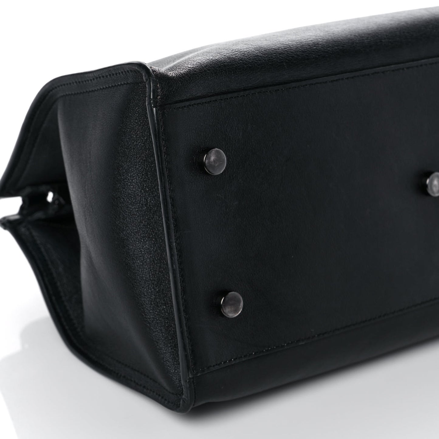 Calfskin Small Monogram Cabas Black