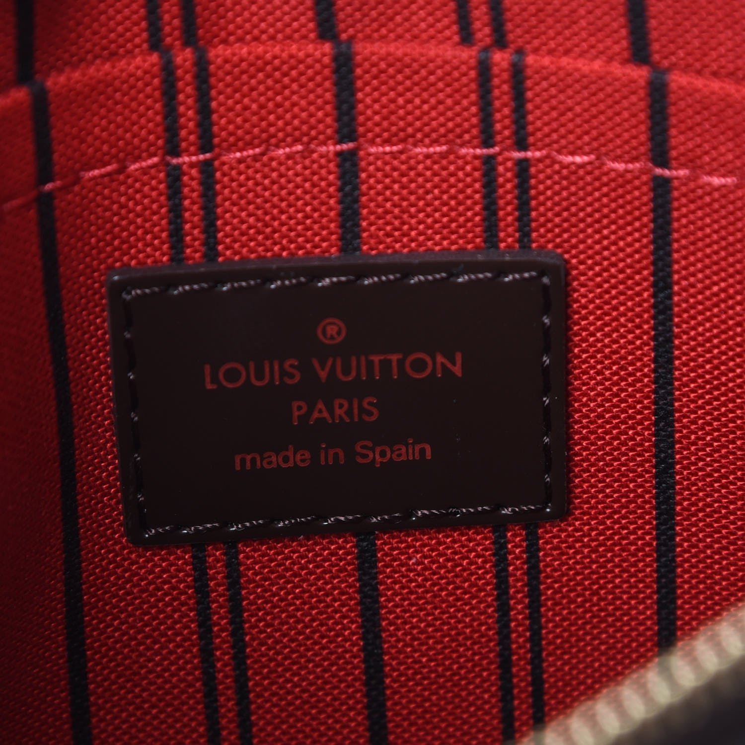 Louis Vuitton Damier Ebene Neverfull MM GM Pochette 6 of 7