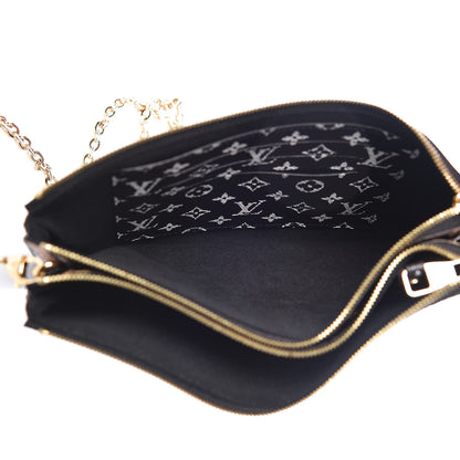 Louis Vuitton Monogram Giant Jungle Pochette Double Zip Black 5 of 10
