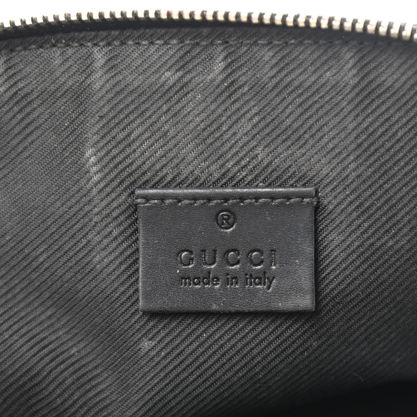 Guccissima Cosmetic Case Black