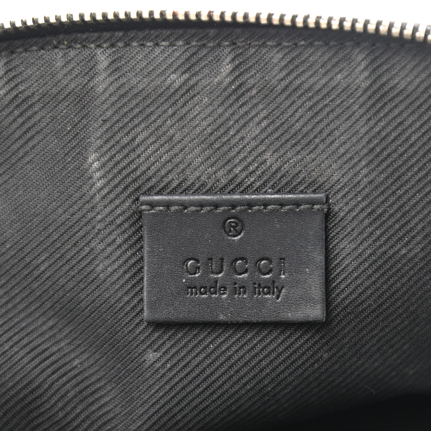 Gucci Guccissima Cosmetic Case Black 6 of 11