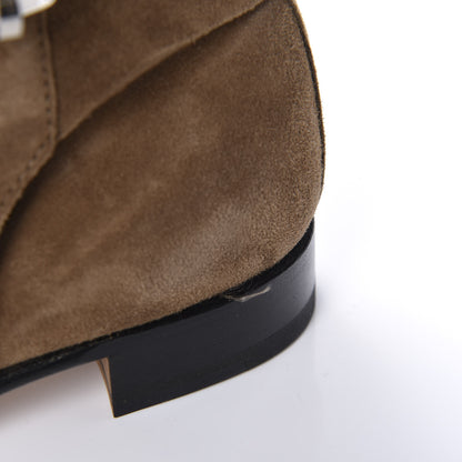 Hermes Suede Neo Low Boots 35 Ecorce 10 of 11