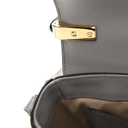 Chloe Crocodile Embossed Calfskin Mini C Double Carry Stormy Grey 9 of 10