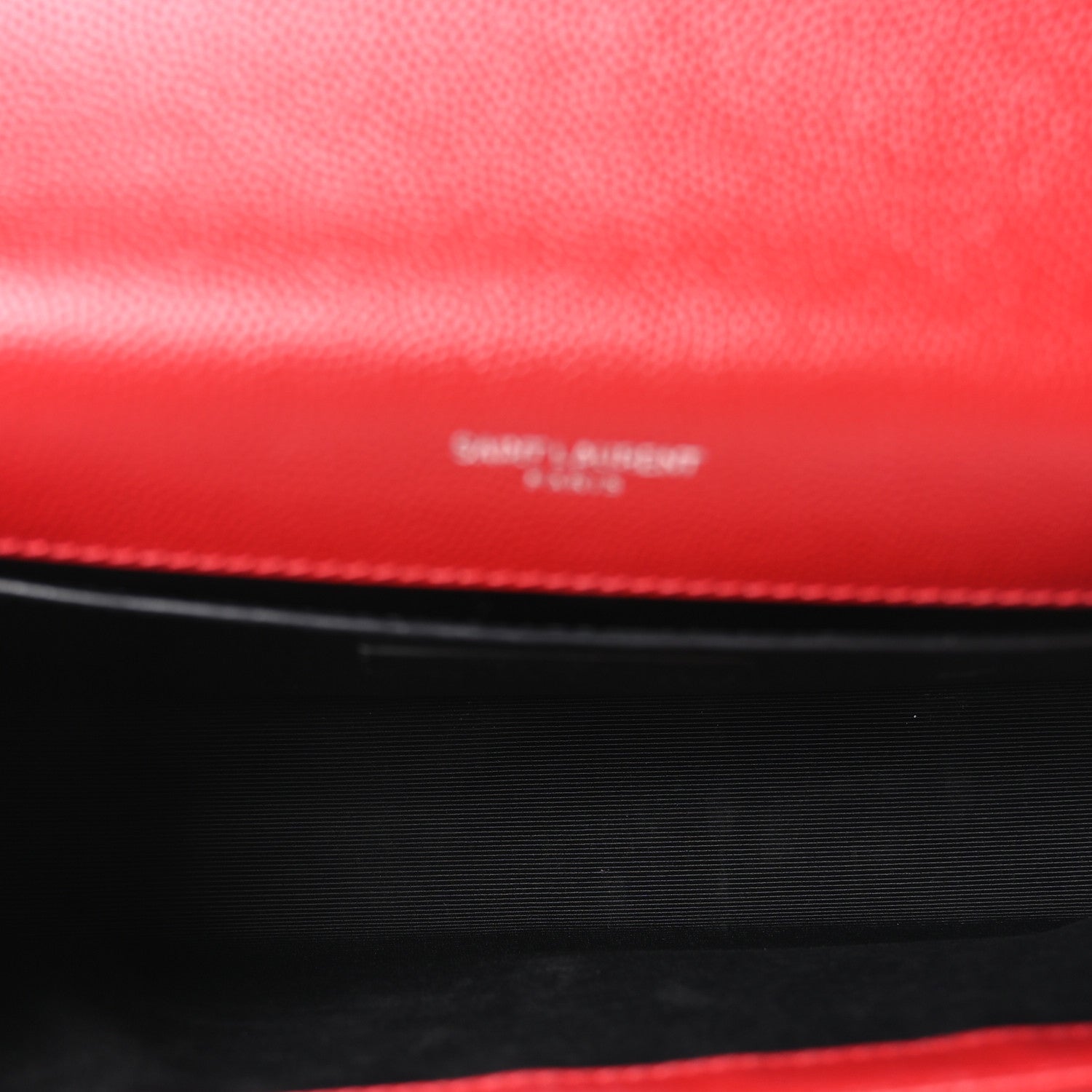 Saint Laurent Grain De Poudre Medium Classic Monogram Kate Tassel Satchel Rouge Eros 5 of 10