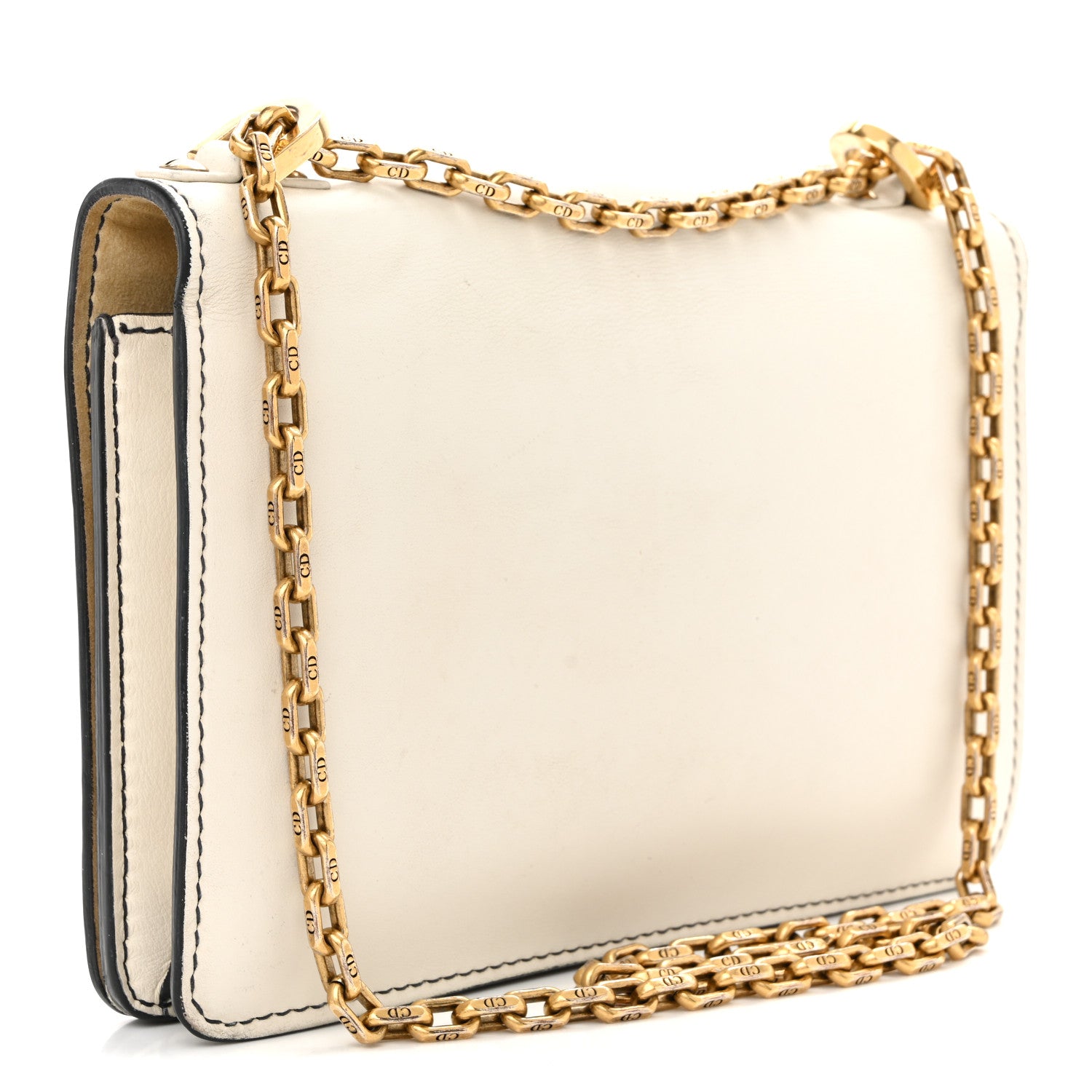 Christian Dior Calfskin J'Adior Chain Flap Bag Off White 3 of 15