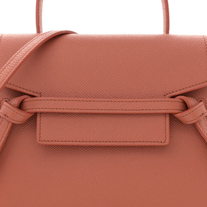 Celine Grained Calfskin Nano Belt Bag Terracotta 8 of 12