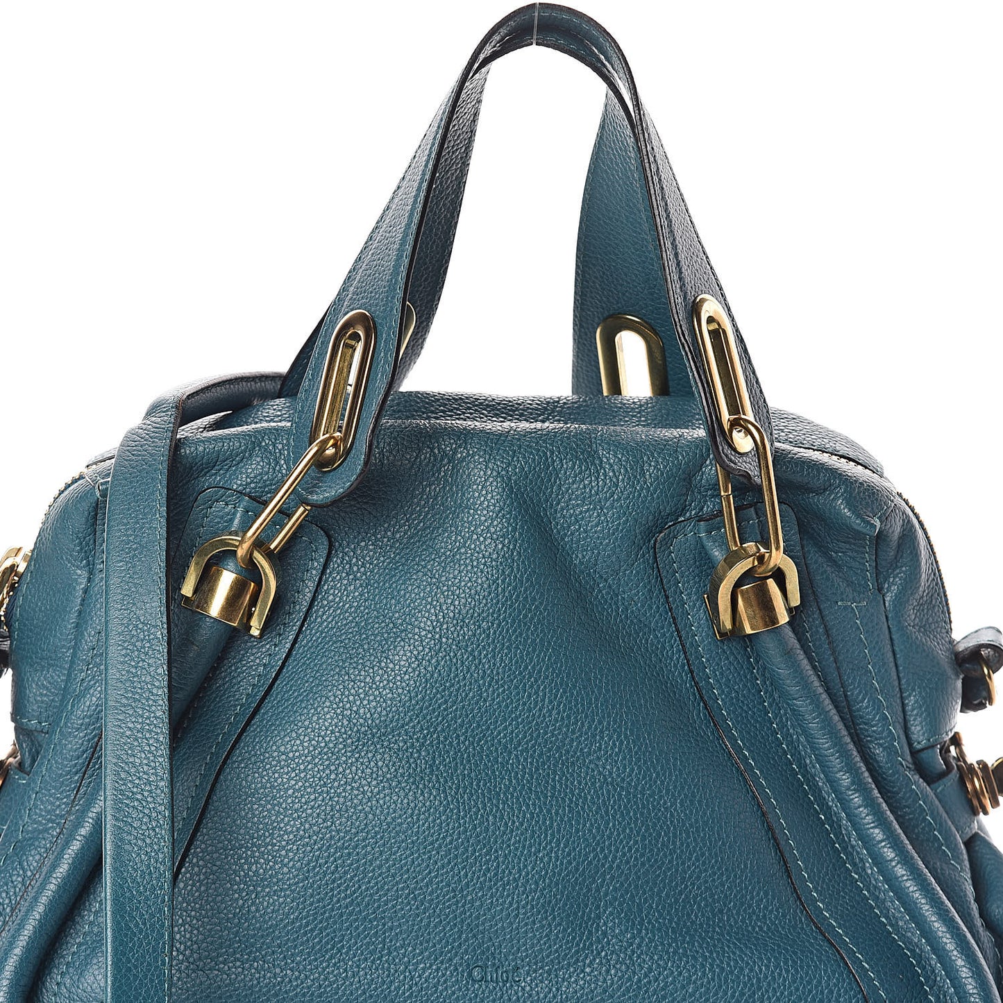 Calfskin Medium Paraty Peacock Blue