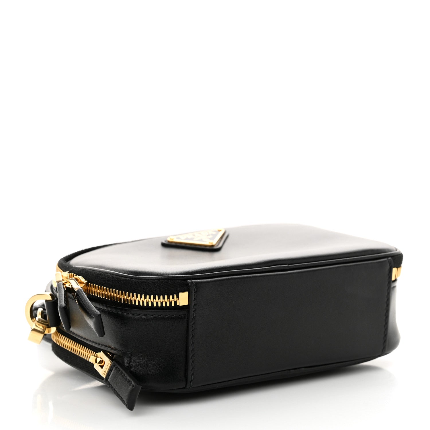 Prada Soft Calfskin Odette Crossbody Black 4 of 13
