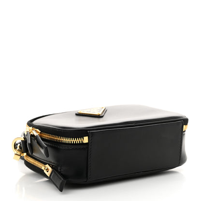 Prada Soft Calfskin Odette Crossbody Black 4 of 13