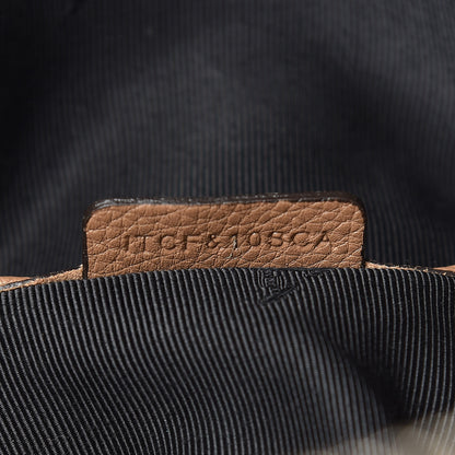 Burberry Prorsum Grainy Calfskin Hand Painted Bloomsbury Dark Sand 10 of 10