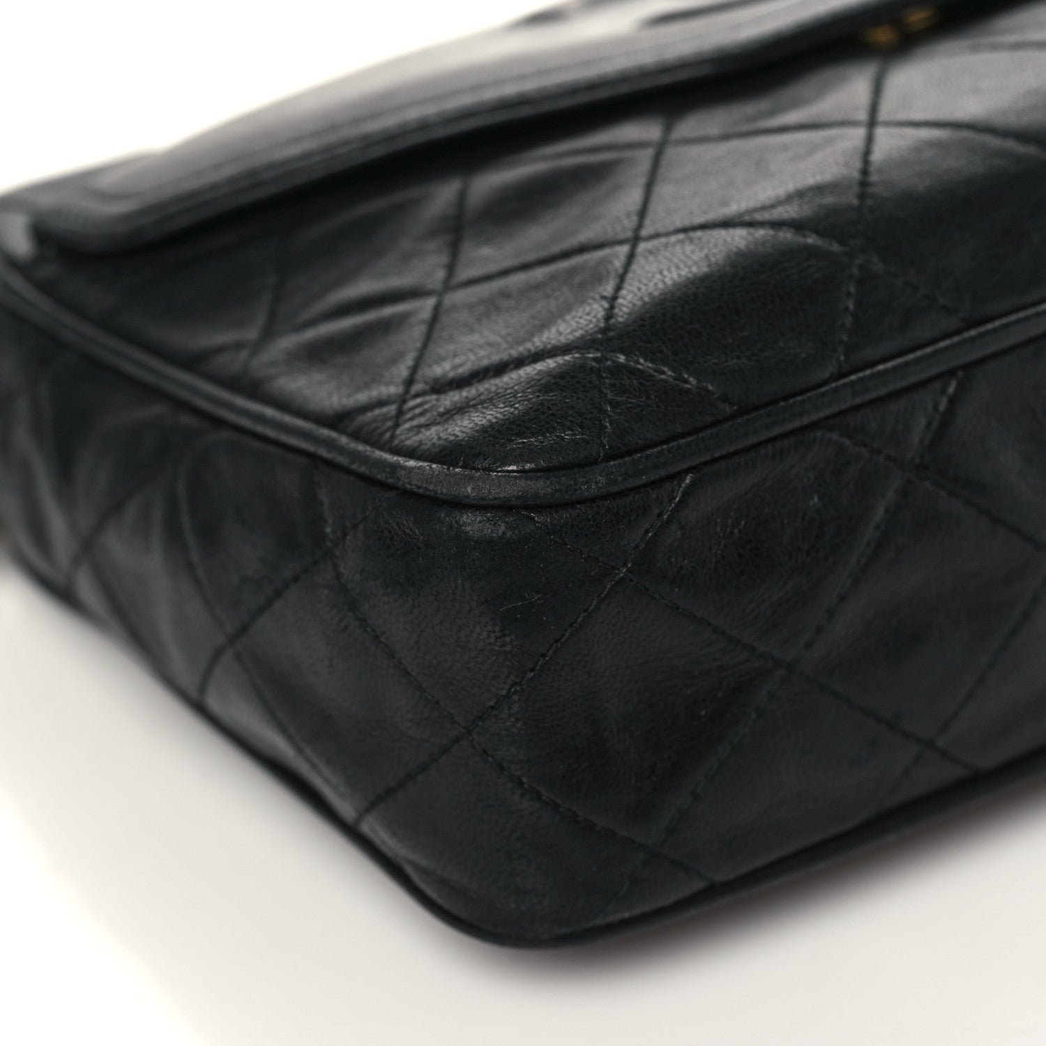 Chanel Lambskin Quilted Tassel Camera Case Navy 9 of 11