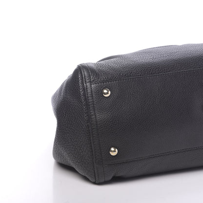 Gucci Pebbled Calfskin Medium Soho Shoulder Bag Black 13 of 19