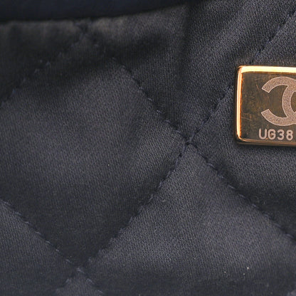 Chanel Shiny Calfskin Quilted Small Chanel 22 Navy 8 of 10