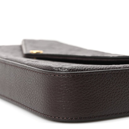 Louis Vuitton Empreinte Pochette Felicie Chain Wallet Chocolate 11 of 12