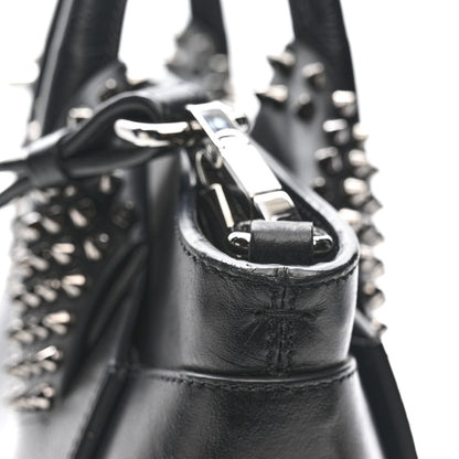 Christian Louboutin Grained Calfskin Spike Large Eloise Tote Black 12 of 14