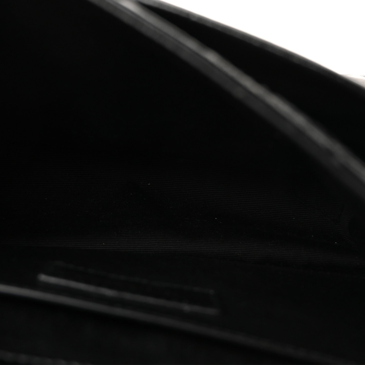 Saint Laurent Crinkled Calfskin Matelasse Monogram Baby Niki Chain Satchel Black 9 of 19