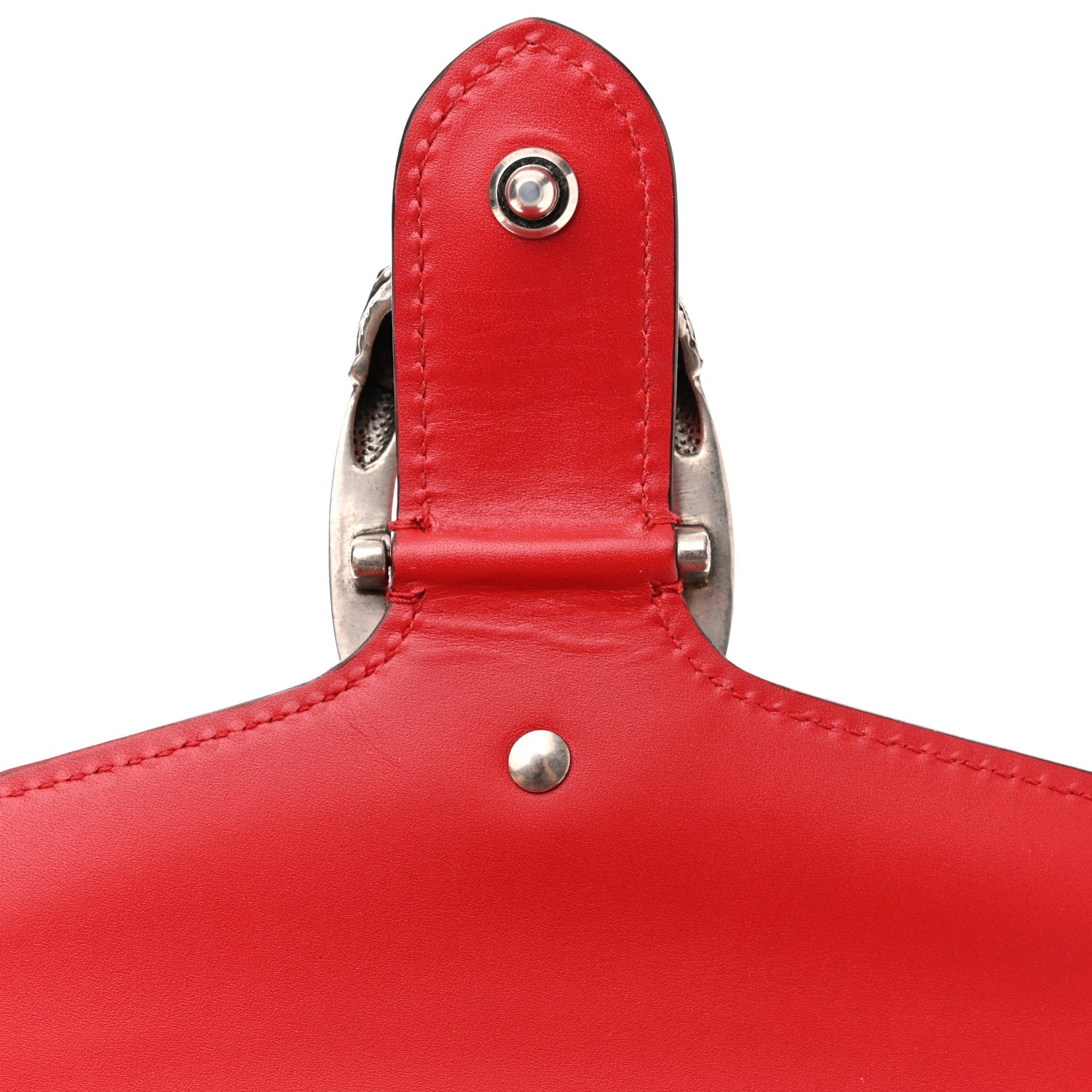 Gucci Calfskin Chinese New Year Mini Dionysus Shoulder Bag Hibiscus Red 11 of 11