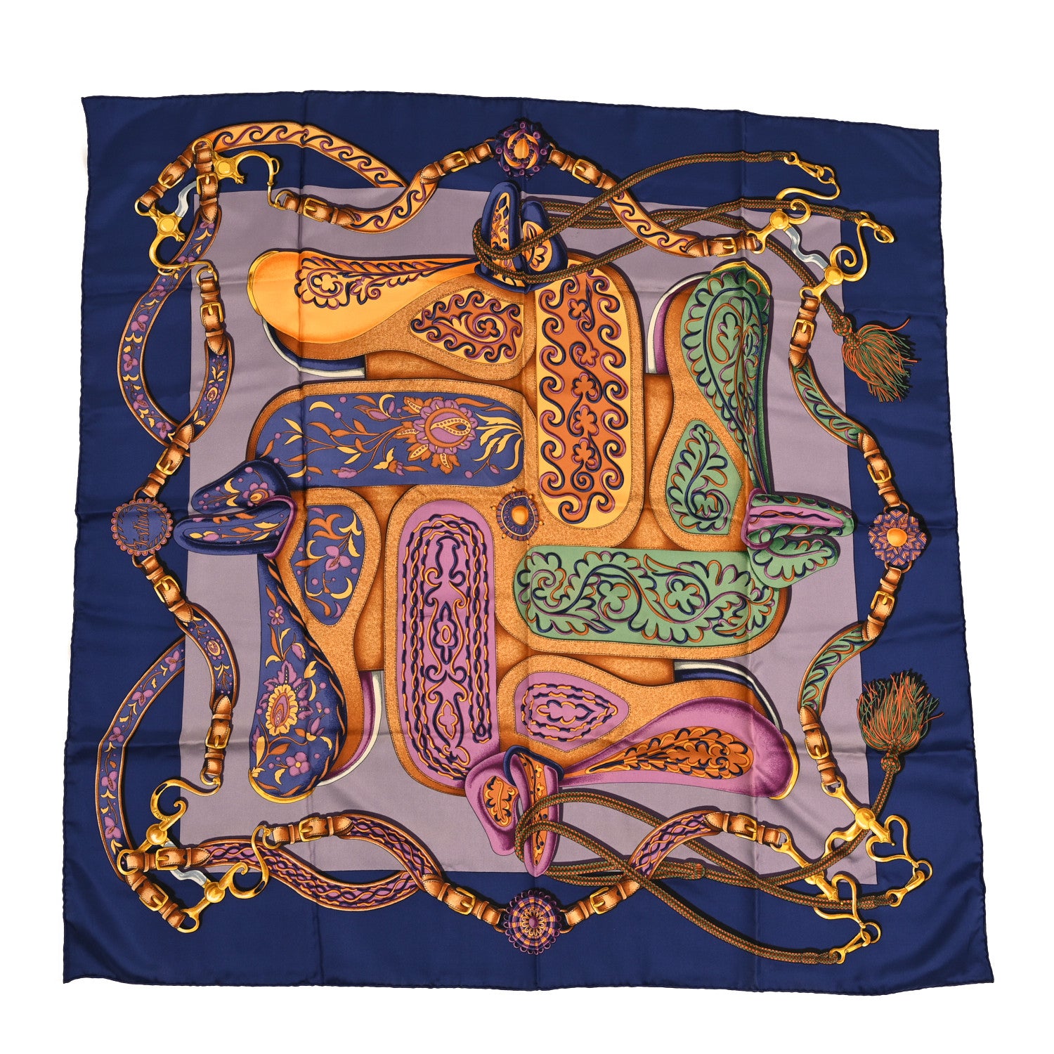 Hermes Silk Festival des Amazones Scarf 90 1 of 3
