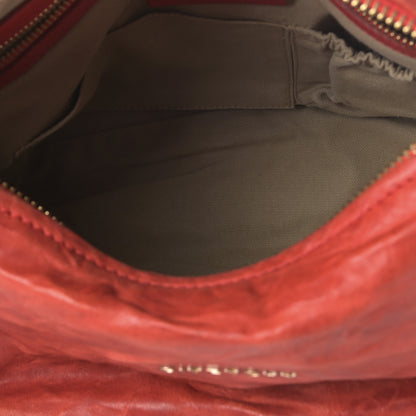 Givenchy Tumbled Sheepskin Small Pandora Red 5 of 13