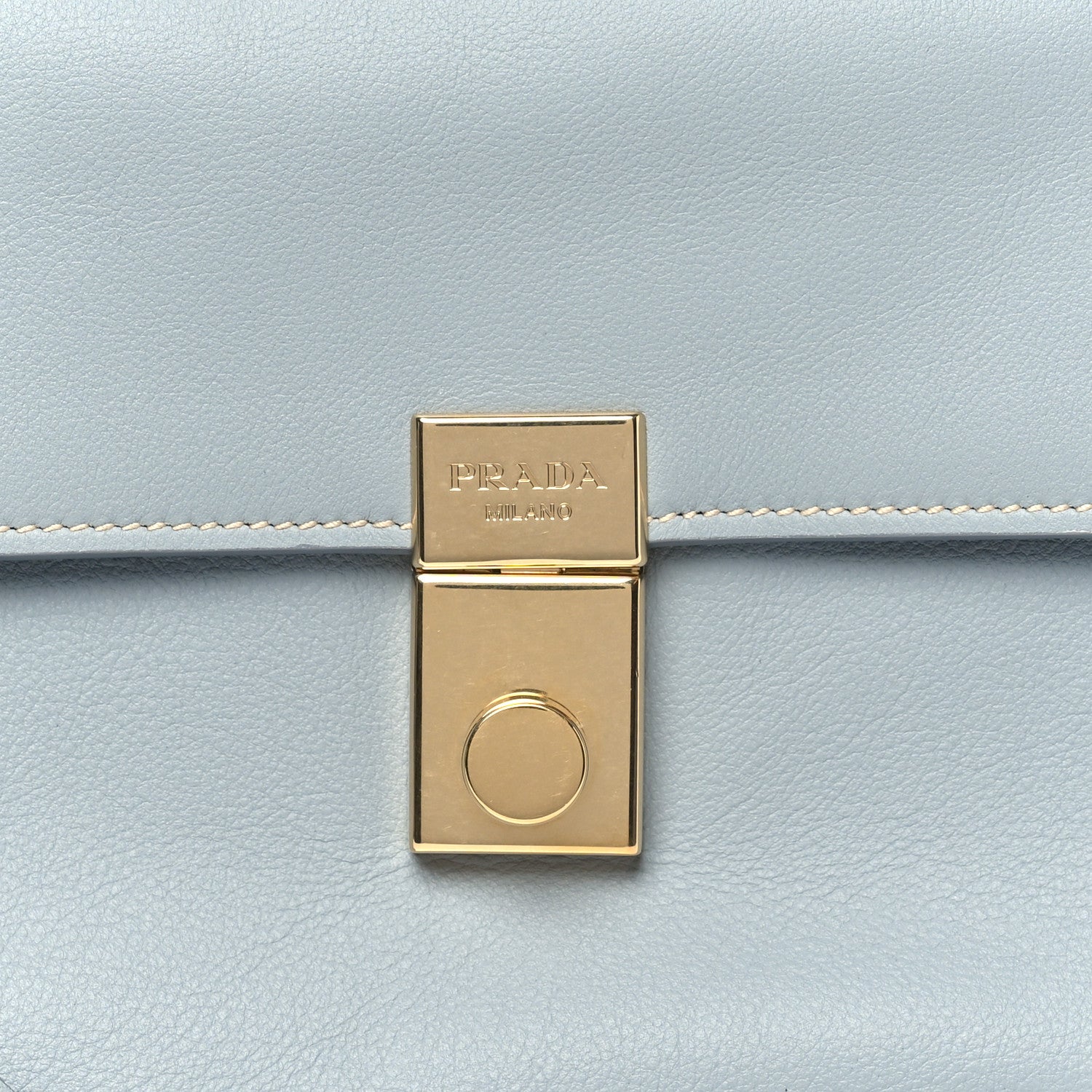 Prada Calfskin Medium Soft Sound Shoulder Bag Opaline 7 of 9
