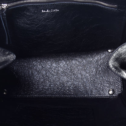Balenciaga Agneau Graffiti Papier A6 Zip Around Tote Black 6 of 10