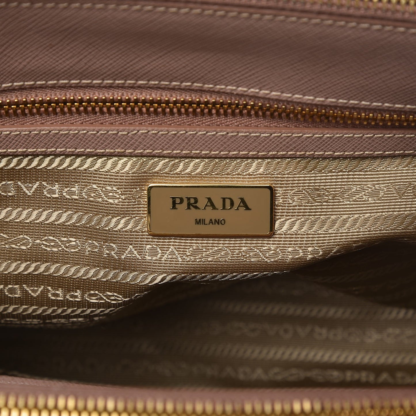 Saffiano Small Galleria Double Zip Tote Cammeo