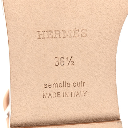 Hermes Denim Santorini Sandals 36.5 Bleu Clair 6 of 9