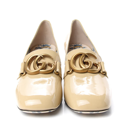 Gucci Vernice GG Victoire 55mm Loafer Pumps 39 Sand Storm 2 of 10