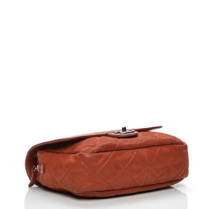Chanel Iridescent Calfskin Medium In the Mix Flap Red 4 of 9