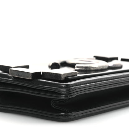 Chanel Calfskin Plexiglass Horizontal Boy Brick Flap Black 9 of 12