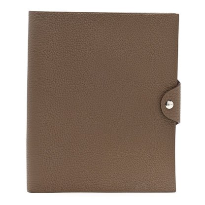Hermes Togo Ulysse MM Notebook Cover Etoupe 1 of 7