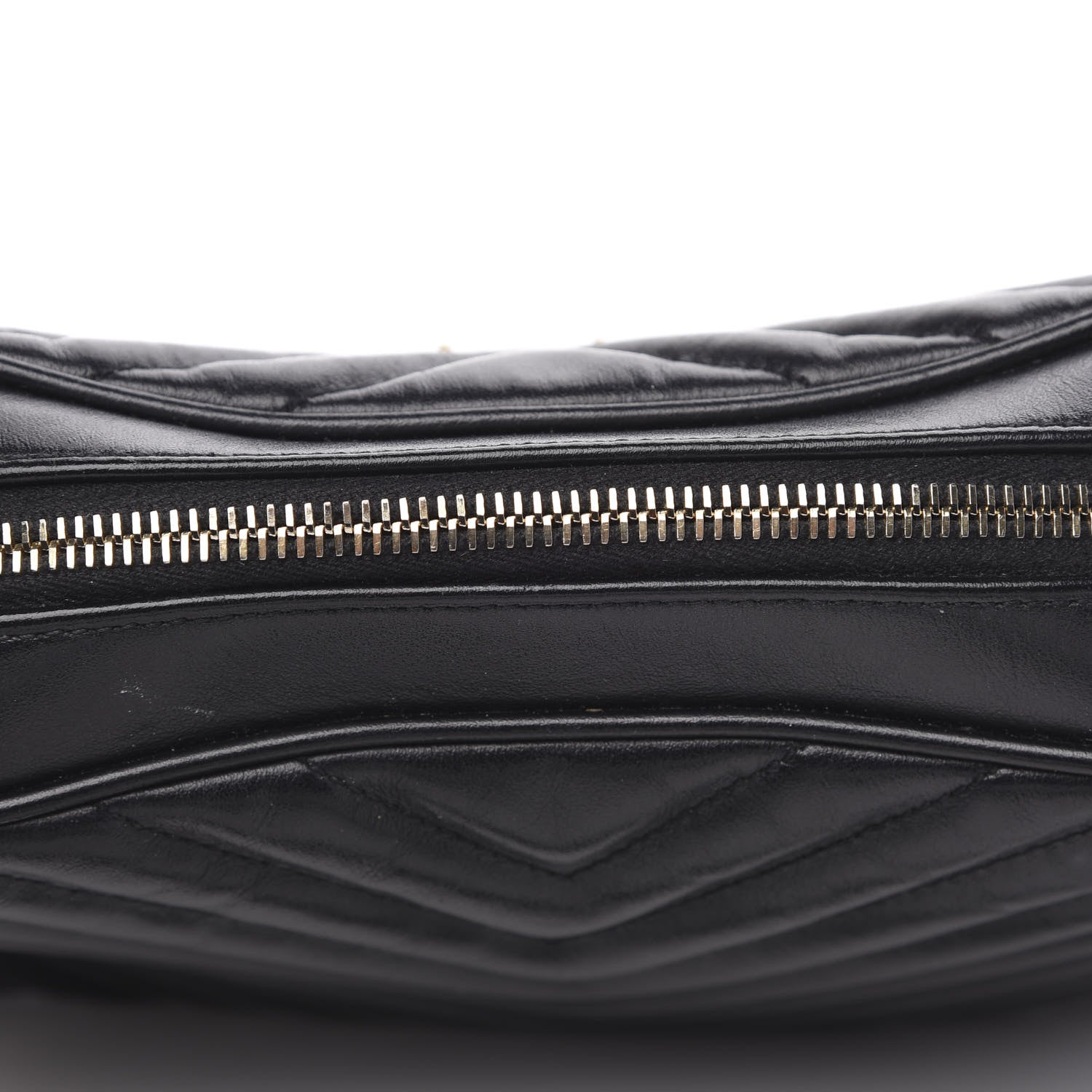 Saint Laurent Calfskin Matelasse Monogram Lou Camera Bag Black 10 of 12