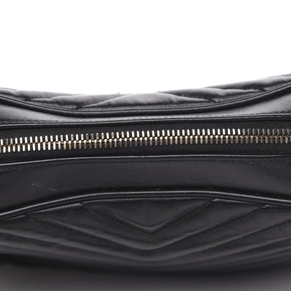 Saint Laurent Calfskin Matelasse Monogram Lou Camera Bag Black 10 of 12