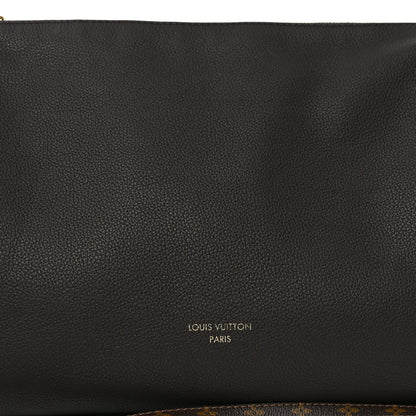 Louis Vuitton Calfskin Monogram Express MM Mahogany 7 of 9