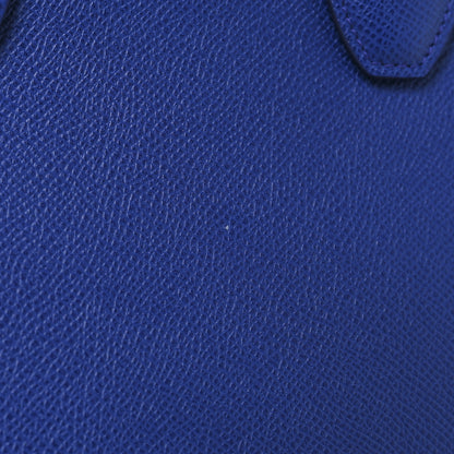 Salvatore Ferragamo Hammered Calfskin Small The Studio Box Bag Lapis Lazuli 11 of 11