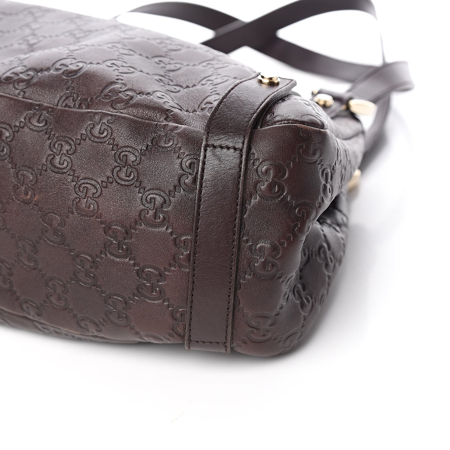 Guccissima Medium Abbey Shoulder Bag Chocolate