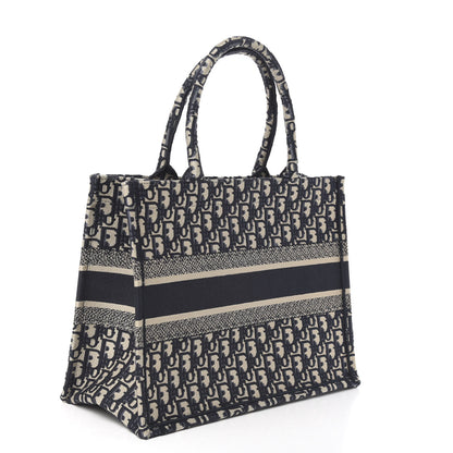 Christian Dior Oblique Medium Book Tote Blue Multicolor 3 of 9