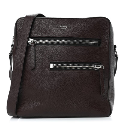 Mulberry Natural Grain Calfskin Messenger Crossbody Oxblood 1 of 4
