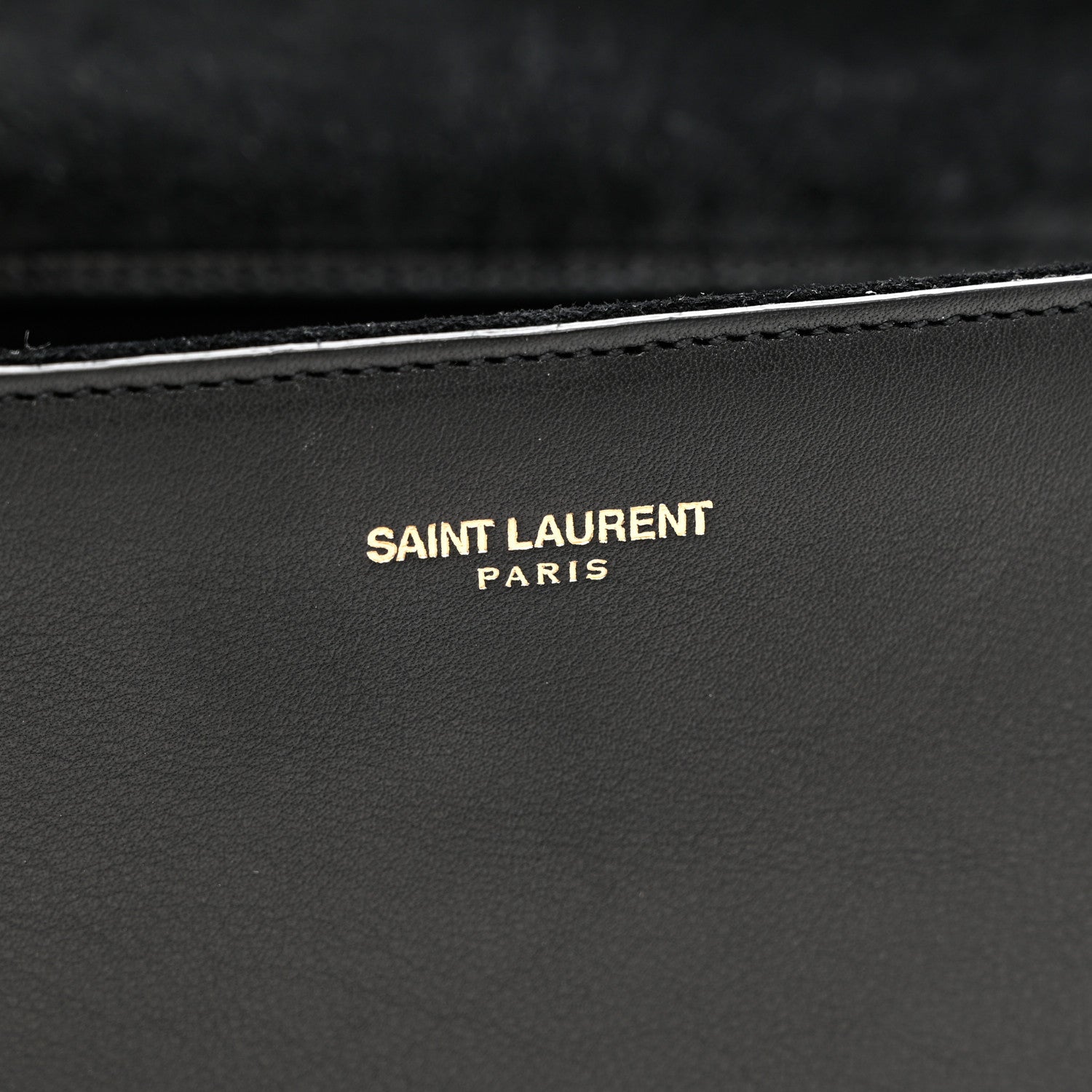 Saint Laurent Calfskin Classic Y Ligne Clutch Black 7 of 7