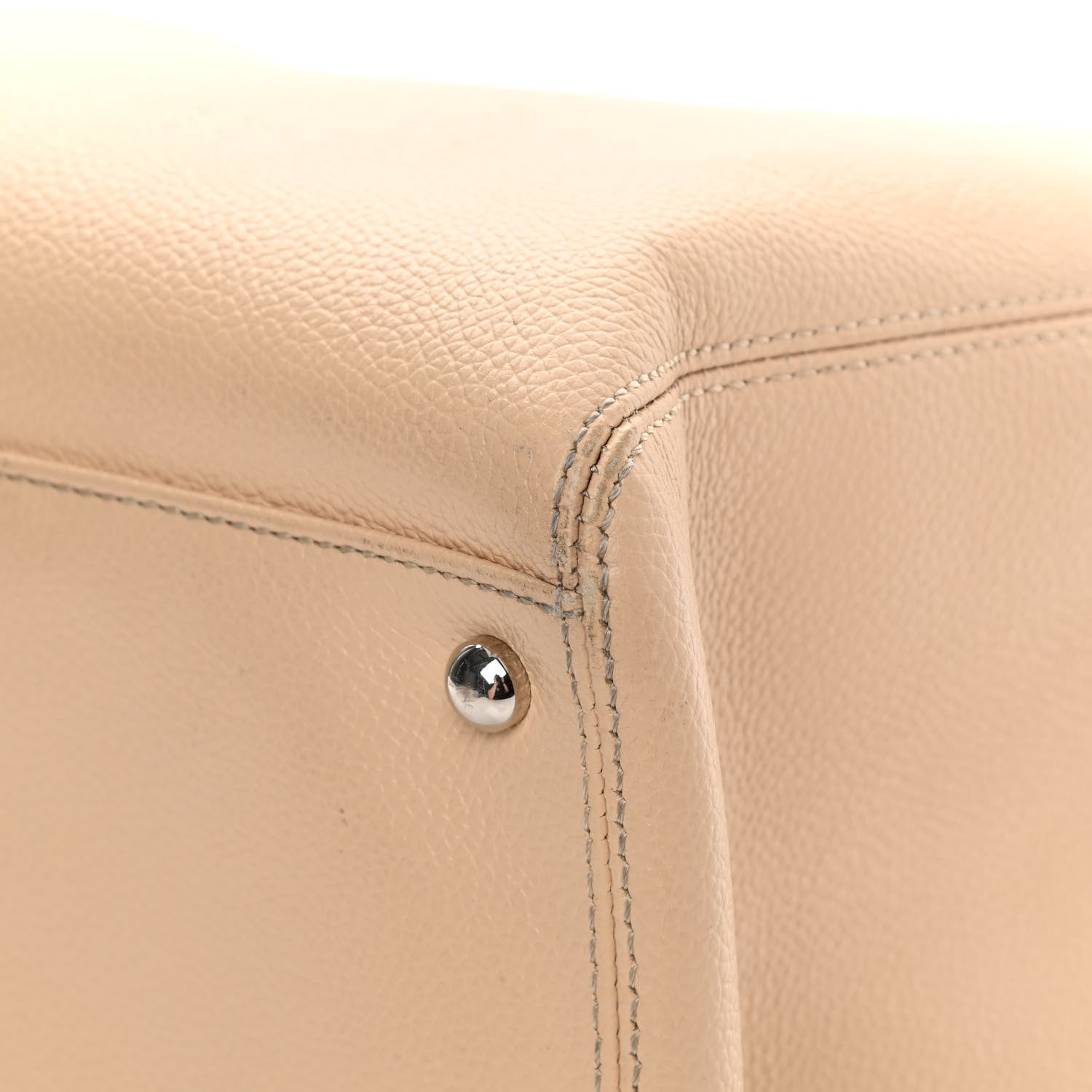 Chanel Calfskin Cerf Executive Shopper Tote Beige 9 of 24