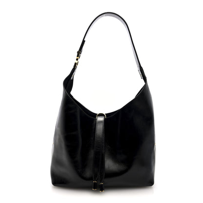 Chloe Shiny Calfskin Small Marcie Hobo Bag Black 1 of 9