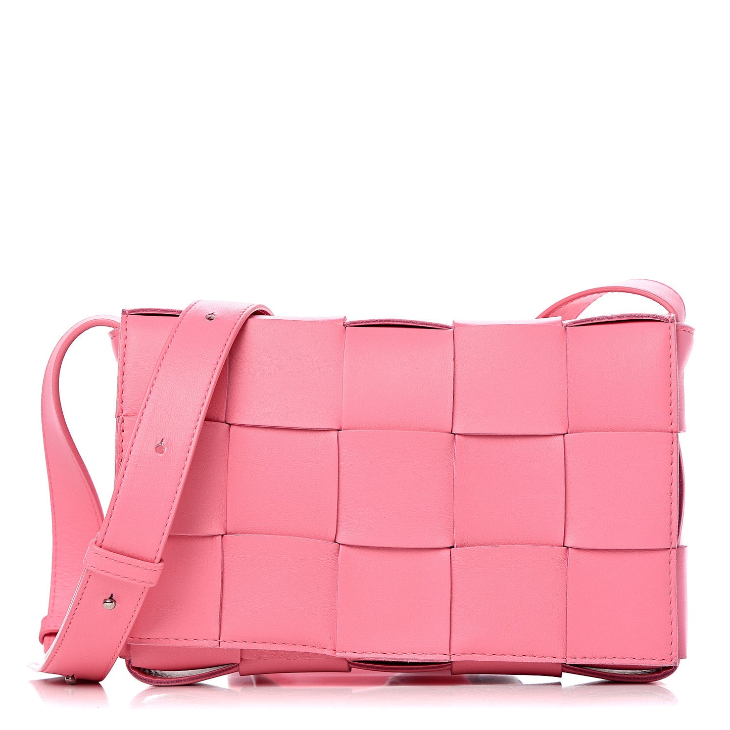 Nappa Maxi Intreccio Cassette Bag Rosa